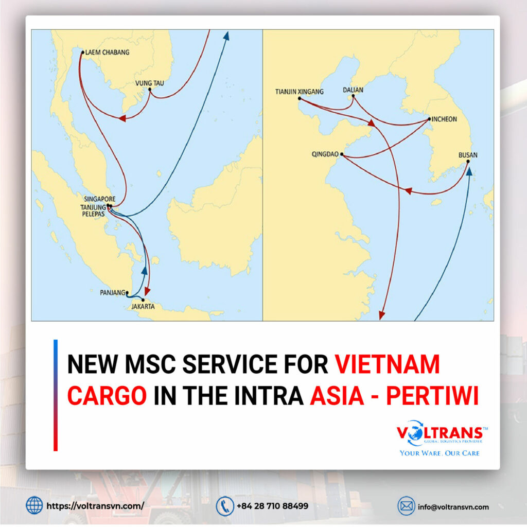 NEW MSC SERVICE FOR VIETNAM CARGO IN THE INTRA ASIA – PERTIWI ...